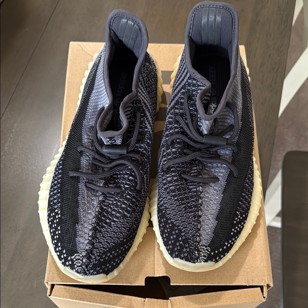 Yeezy Black and Gray Sneakers